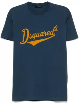 DSQUARED2 футболка с логотипом, синий