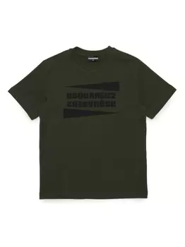 Dsquared2 футболка с логотипом, зеленый