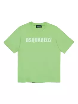 Dsquared2 футболка с логотипом, зеленый