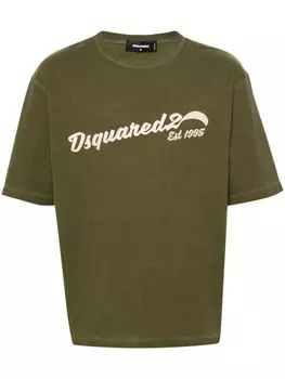 Dsquared2 футболка с логотипом, зеленый