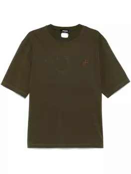 DSQUARED2 футболка с логотипом, зеленый