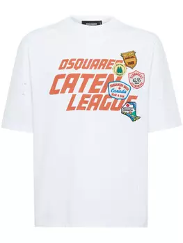 DSQUARED2 футболка с нашивкой, белый