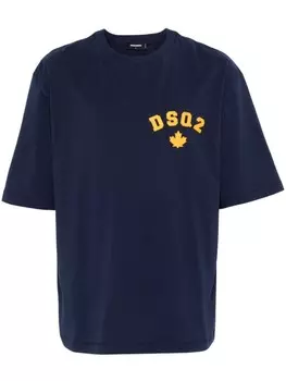 Dsquared2 футболка с нашивкой-логотипом DSQUARED2, синий