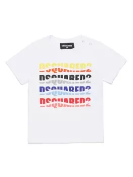 Dsquared2 футболка с принтом, белый