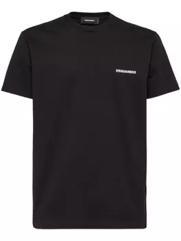 DSQUARED2 футболка с принтом, черный