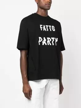 Dsquared2 футболка с принтом, черный