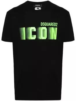 Dsquared2 футболка с принтом Icon Blur, черный