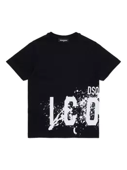 Dsquared2 футболка с принтом Icon, черный