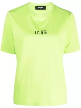 DSQUARED2 футболка с принтом Icon, зеленый