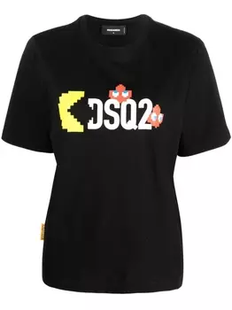 Dsquared2 футболка с принтом Pac Man, черный