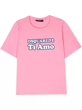 Dsquared2 футболка Ti Amo, розовый