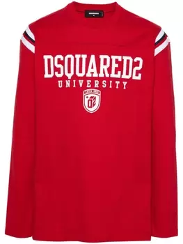 Dsquared2 футболка Varsity с логотипом, красный