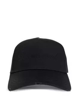 DSQUARED2 хлопковая кепка, черный
