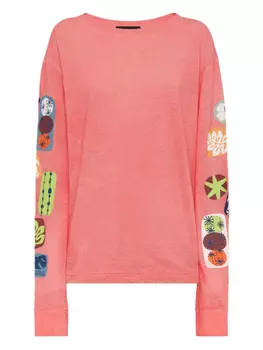 DSQUARED2 хлопковая толстовка, красный