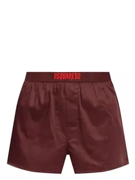 Dsquared2 хлопковые боксеры с вышитым логотипом Horror, красный