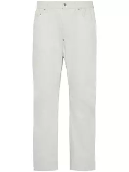 DSQUARED2 хлопковые прямые джинсы, белый