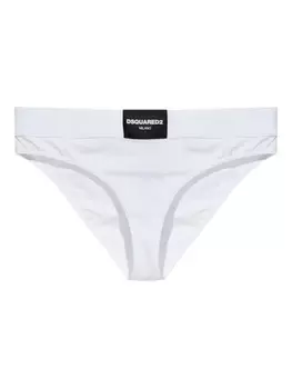 DSQUARED2 хлопковые трусы, белый