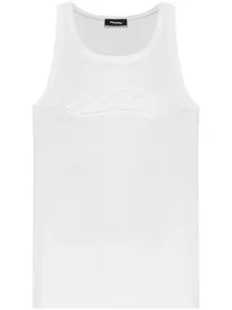 DSQUARED2 хлопковый топ, белый