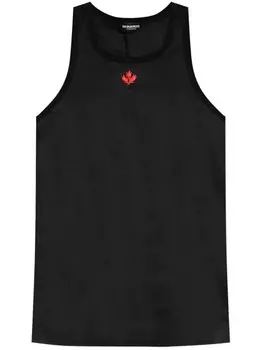 Dsquared2 хлопковый топ, черный