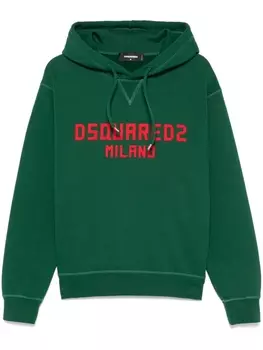 DSQUARED2 худи Cool, зеленый