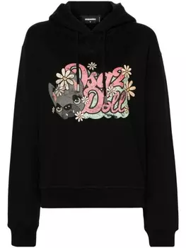 Dsquared2 худи Hilde Doll Cool, черный