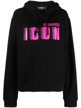 Dsquared2 худи Icon Blur, черный