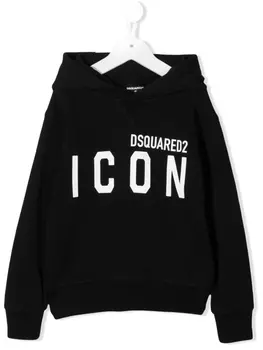 Dsquared2 худи Icon с логотипом, черный