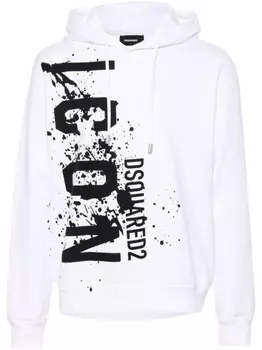 Dsquared2 худи Icon Splash, белый