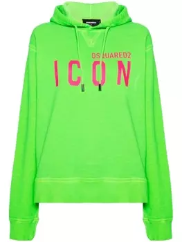 Dsquared2 худи Icon, зеленый