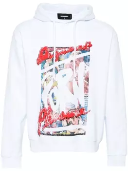 Dsquared2 худи Rocco Cool, белый