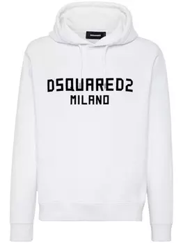 DSQUARED2 худи с кулиской, белый