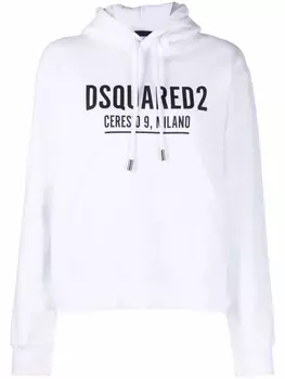 Dsquared2 худи с логотипом, белый