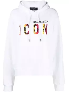 Dsquared2 худи с логотипом, белый
