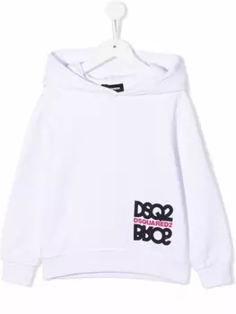 Dsquared2 худи с логотипом, белый