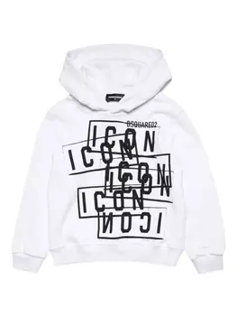 Dsquared2 худи с логотипом, белый