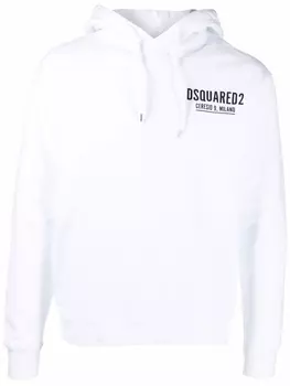 Dsquared2 худи с логотипом, белый