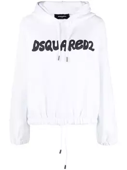 Dsquared2 худи с логотипом, белый