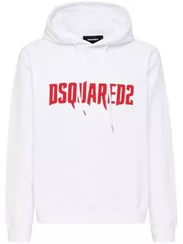 Dsquared2 худи с логотипом, белый
