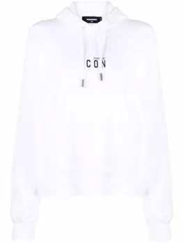 DSQUARED2 худи с логотипом, белый