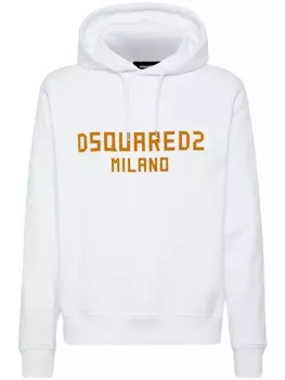 DSQUARED2 худи с логотипом, белый