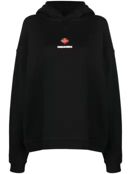 Dsquared2 худи с логотипом, черный