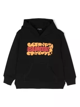 Dsquared2 худи с логотипом, черный