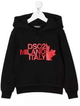 Dsquared2 худи с логотипом, черный