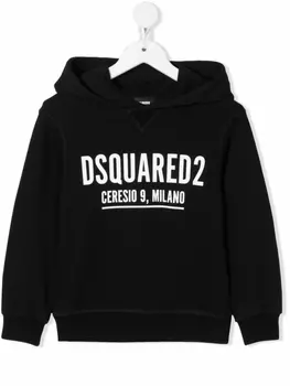 Dsquared2 худи с логотипом, черный