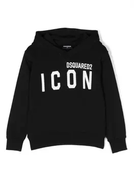 Dsquared2 худи с логотипом, черный