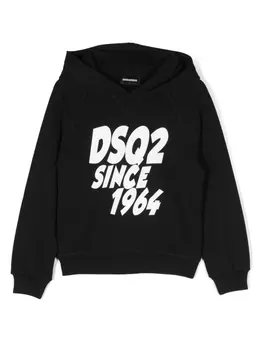 Dsquared2 худи с логотипом, черный