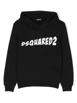 Dsquared2 худи с логотипом, черный