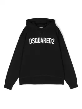 Dsquared2 худи с логотипом, черный