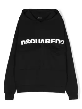 Dsquared2 худи с логотипом, черный