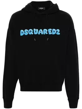 Dsquared2 худи с логотипом, черный
